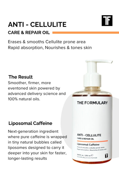 The Formulary Anti Cellulite Care & Repair Oil 250ml
