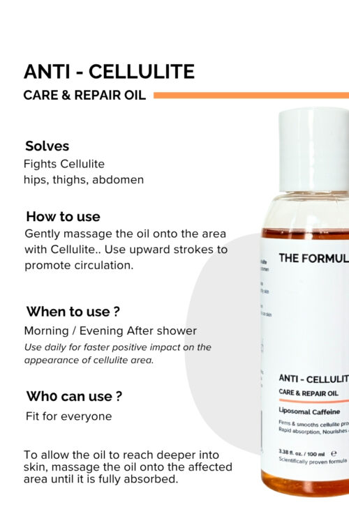 The Formulary Anti Cellulite Care & Repair Oil 100 ml