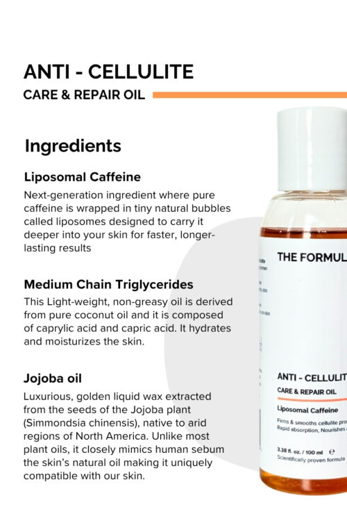 The Formulary Anti Cellulite Care & Repair Oil 100 ml