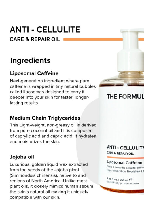 The Formulary Anti Cellulite Care & Repair Oil 250ml